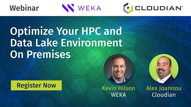 Optimize Your HPC and Data Lake Environment On Prem