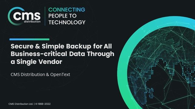 Secure & Simple Backup for All Business-critical Data Through a Single Vendor