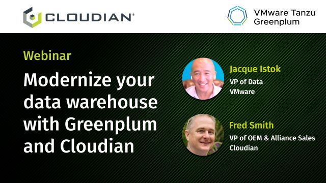 Modernize your data warehouse with Greenplum and Cloudian