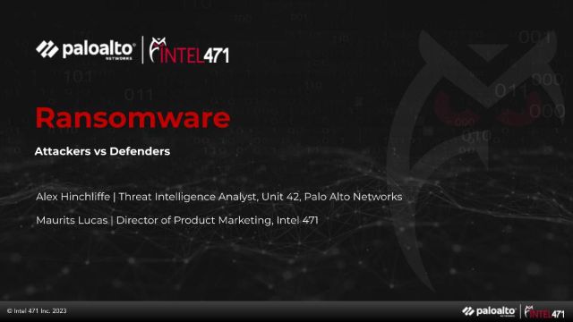 Ransomware: Attackers vs Defenders