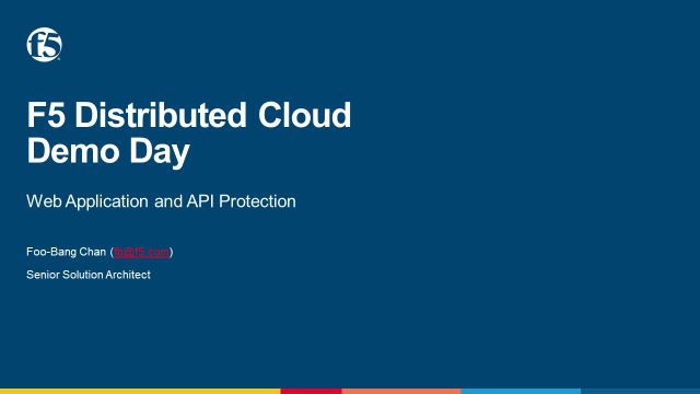 F5 Distributed Cloud WAAP Demo Day