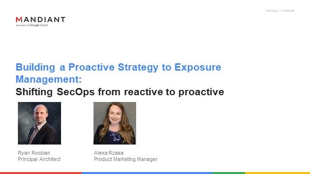 Building a Proactive Strategy to Exposure Management