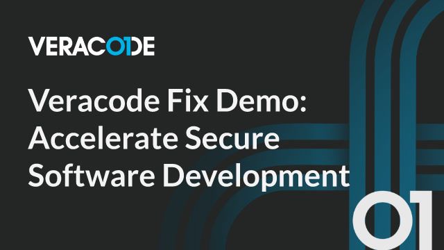 Accelerate Secure Software Development with Veracode Fix