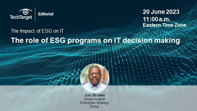 The role of ESG programs on IT decision making