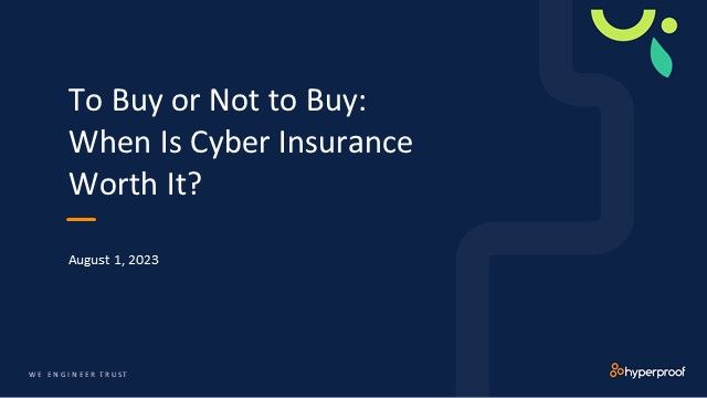 To Buy or Not to Buy: When Is Cyber Insurance Worth It?