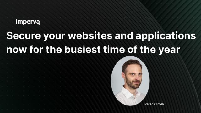 Secure your websites and applications now for the busiest time of the year