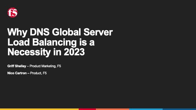 Why DNS Global Server Load Balancing Is Necessary in 2023