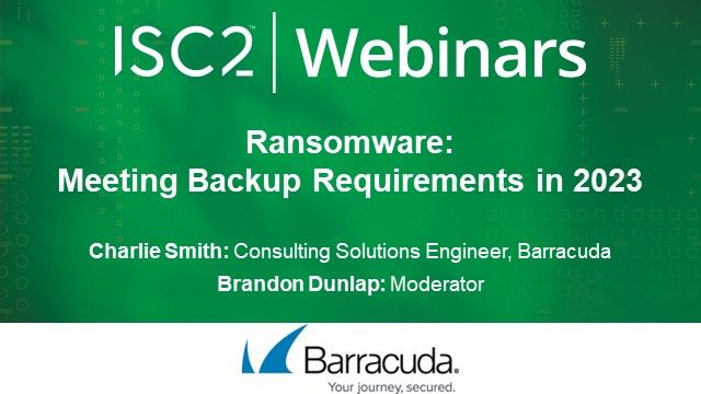 Ransomware: Meeting Backup Requirements in 2023