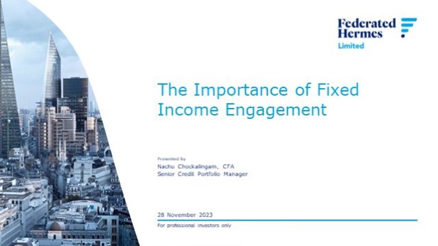 The Importance of Fixed Income Engagement