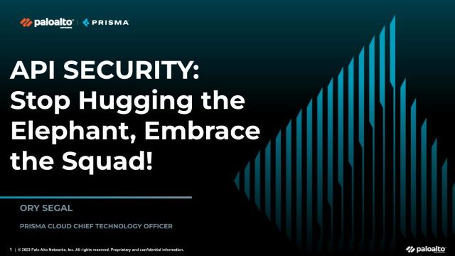 API Security : Stop Hugging the Elephant, Embrace the Squad!