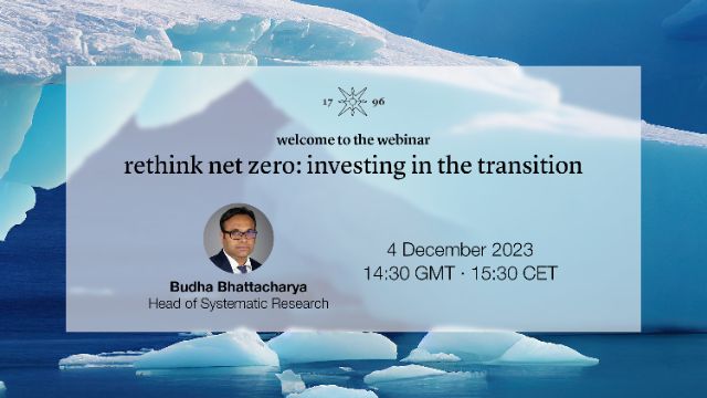 Webcast | rethink net zero: investing in the transition