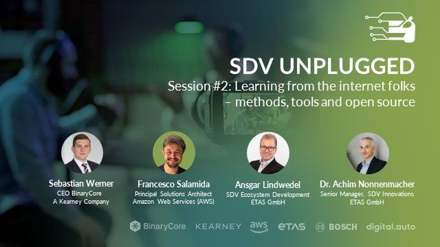 SDV Unplugged | Learning from the internet folks – methods, tools & open source