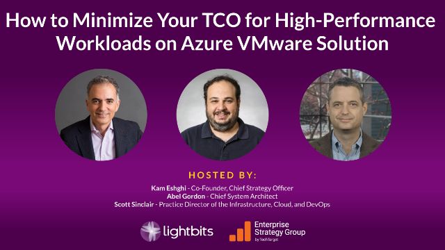 How to Minimize Your TCO for High-Performance Workloads on Azure VMware Solution