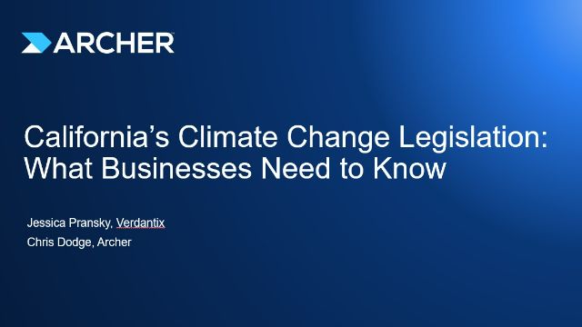 California’s Climate Change Legislation: What Businesses Need to Know