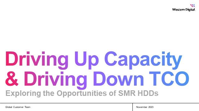 TechTalk: Implementing SMR to maximize storage density and optimize cost