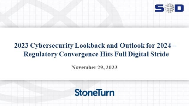 2023 Cybersecurity Lookback and Outlook for 2024