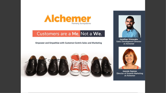 Customers are a Me, not a We. The NEW Customer-Centric Sales and Marketing Model