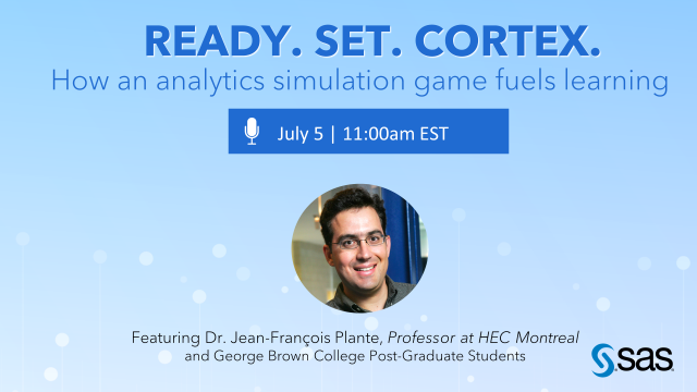 Ready. Set. Cortex – How a SAS Analytics Simulation game fuels learning