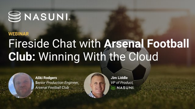 Fireside chat with Arsenal Football Club: Winning with the Cloud