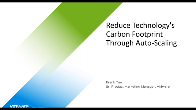 Reduce Technology's Carbon Footprint Through Auto-Scaling