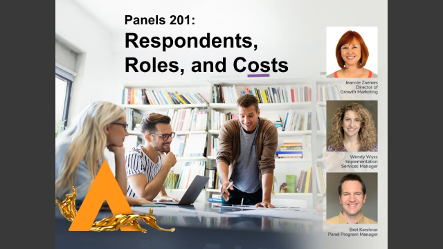 Panels 201: Respondents, Roles, and Costs (EU)