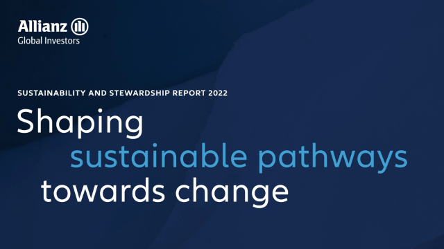 AllianzGI Sustainability Report 2022: Report in numbers