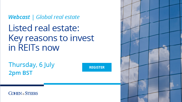 Listed real estate: Key reasons to invest in REITs now