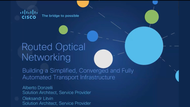 Routed Optical Networking, a performant and sustainable network infrastructure