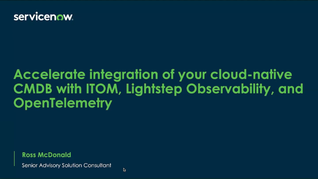 Accelerate integration of your cloud-native CMDB