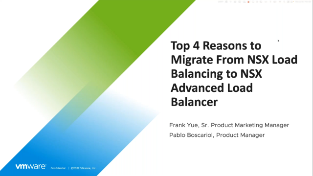 Top 4 Reasons to Migrate From NSX Load Balancing to NSX Advanced Load Balancer