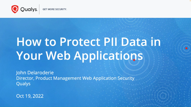 How to Protect PII Data in Your Web Applications