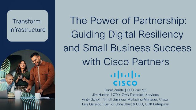 The Power of Partnership: Guiding Digital Resiliency and Small Business Success