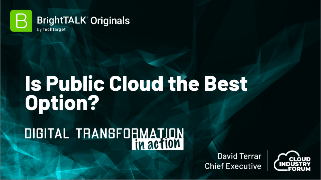 Is Public Cloud the Best Option?