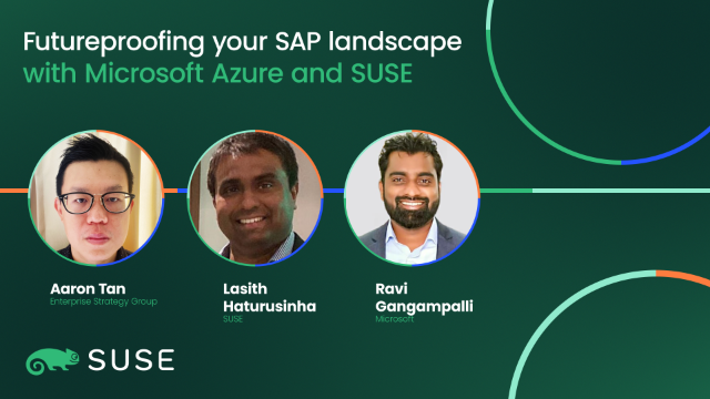 Futureproofing your SAP landscape with Microsoft Azure and SUSE