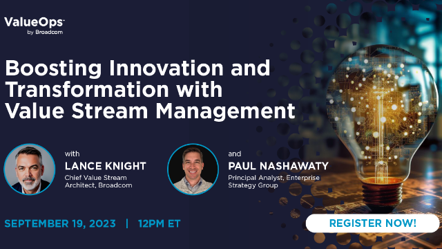 Boosting Innovation and Transformation with Value Stream Management