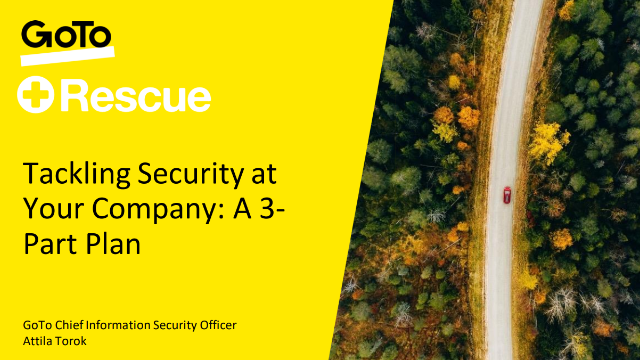 Tackling Security at Your Company: A 3-Part Plan