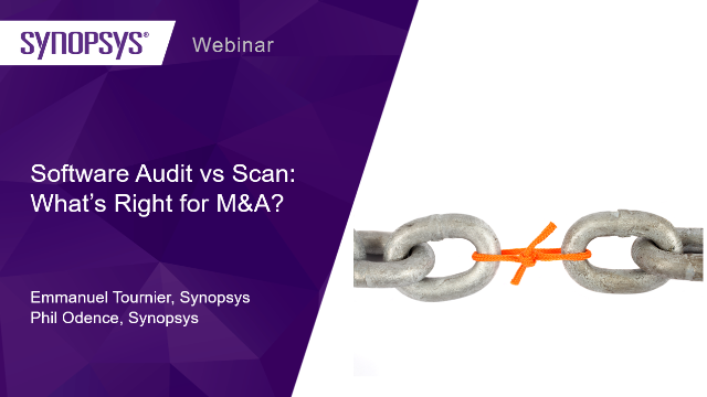 Open Source Software Audit vs Scan: What’s Right for M&A?