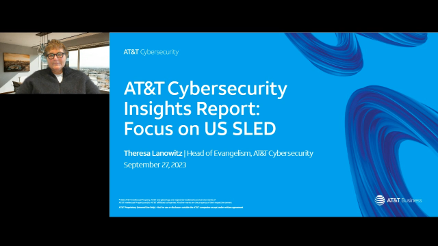 2023 AT&T Cybersecurity Insights Report: Focus on US SLED