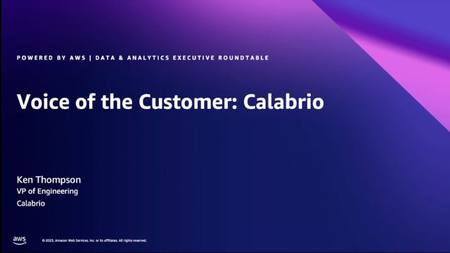 Partner Spotlight: Calabrio scales & reduces operating costs with AWS