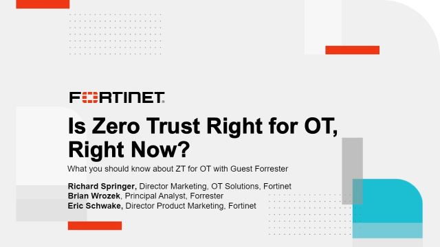 Is Zero Trust Right for OT, Right Now?