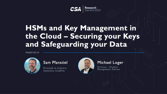 HSMs and Key Management in the Cloud