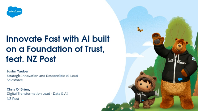 Innovate Fast with AI built on a Foundation of Trust, feat. NZ Post