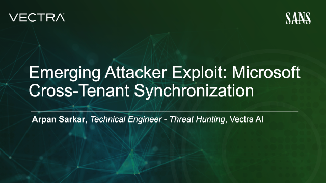 Emerging Attacker Exploit: Microsoft Cross-Tenant Synchronization