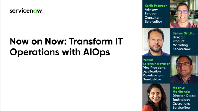 Transform IT Operations with AIOps