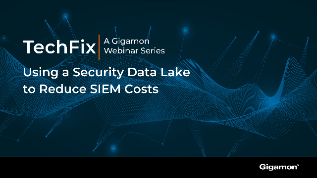 Using a Security Data Lake to Reduce SIEM Costs