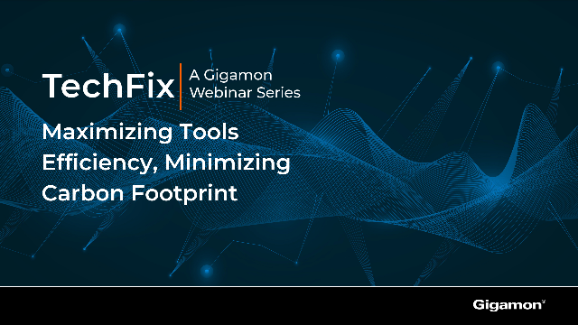 Maximizing Tools Efficiency, Minimizing Carbon Footprint