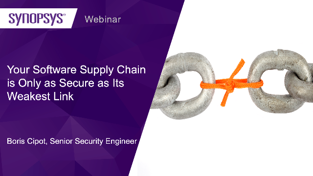 Your Software Supply Chain is Only as Secure as its Weakest Link