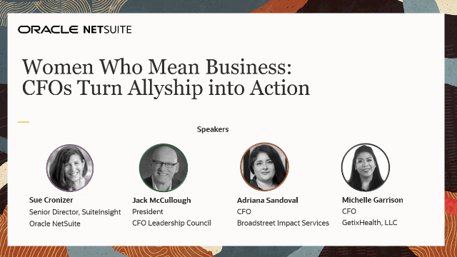 Women Who Mean Business | CFOs Turn Allyship into Action