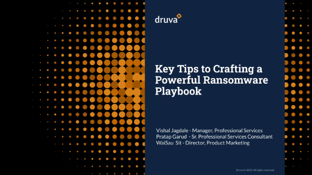 Key Tips to Crafting a Powerful Ransomware Playbook