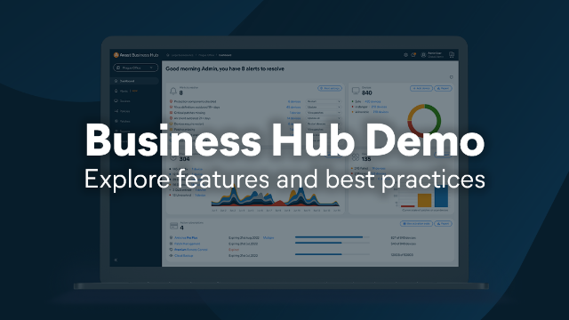 Avast Business Hub - Security Platform Demo